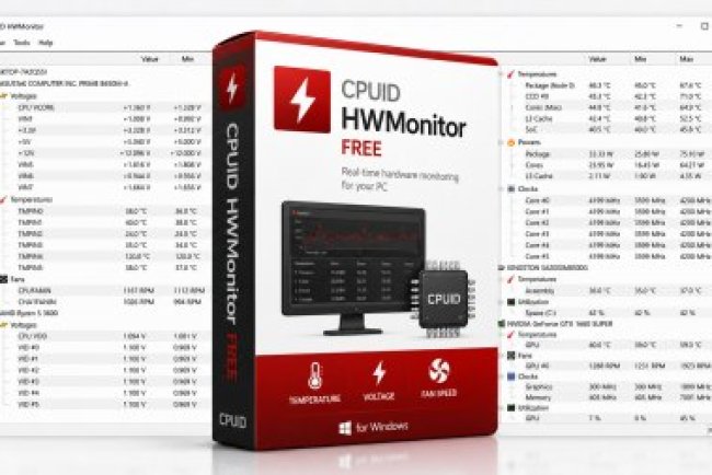 CPUID HWMonitor Free 1.66