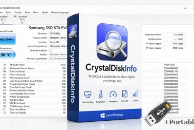 CrystalDiskInfo 9.9.2 + Portable