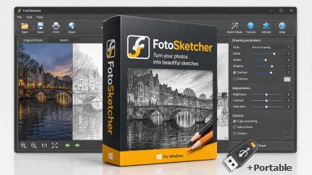 FotoSketcher 4.40 + Portable