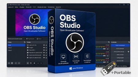 OBS Studio 32.2.1 + Portable