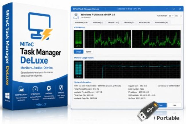 MiTeC Task Manager DeLuxe 5.1.0 + Portable