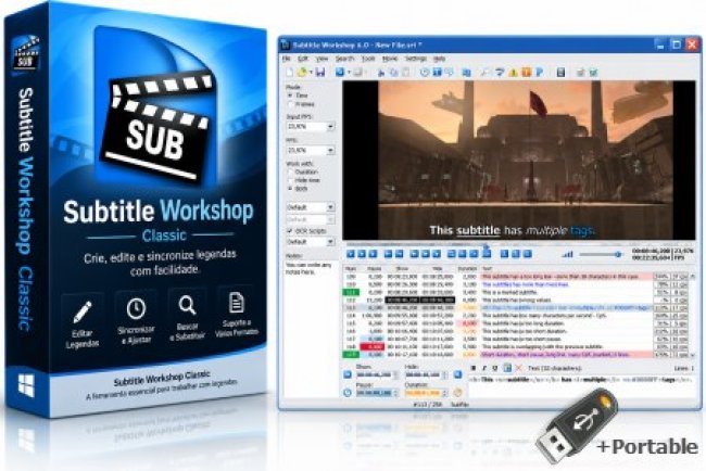 Subtitle Workshop Classic 6.3.6 + Portable
