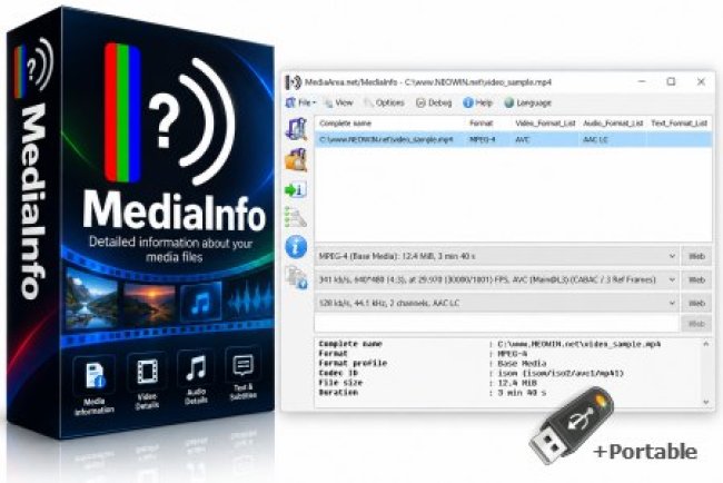 MediaInfo 26.10 + Portable