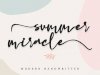 Summer Miracle Font