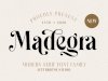 Madegra Serif (9 Weight Font Styles)
