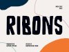 Ribons - A Handwriting Display Font