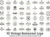 42 Vintage Logo Set