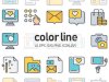 260 Color Line Icon x2
