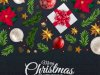Winter holidays greeting illustration