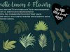 Exotic Leaves and Flowers