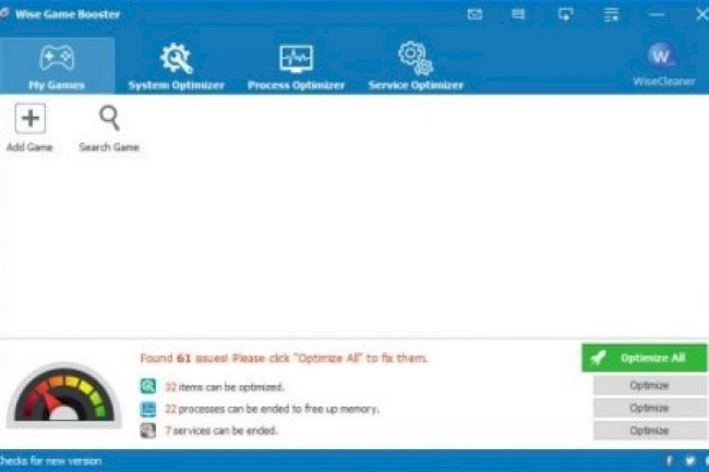 Wise Game Booster 1.5.7.81 + Portable