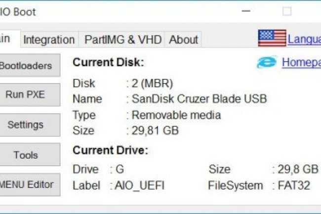 AIO Boot 0.9.9.19 Multilingual