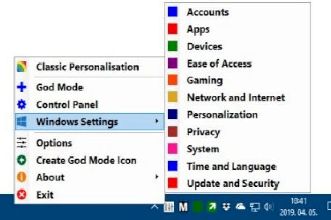 Win10 All Settings v2.0.4.35 Multilingual