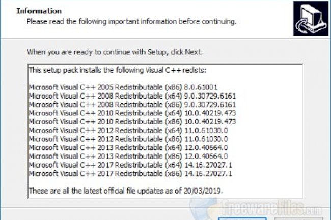 MultiPack Visual C++ Installer v3.7