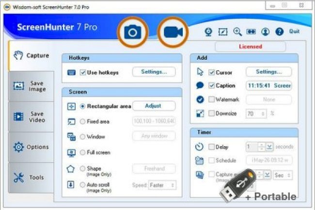 ScreenHunter Pro v7.0.1461 + Portable