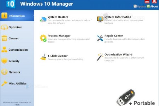 Windows 10 Manager v3.9.4 + Portable
