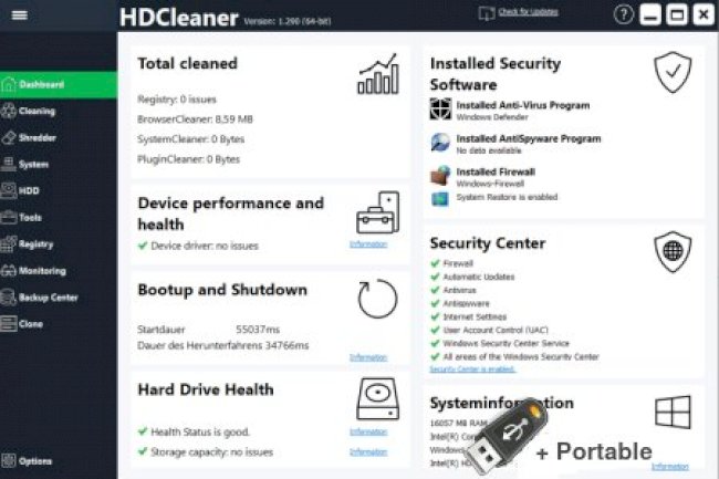 HDCleaner v2.090 + Portable