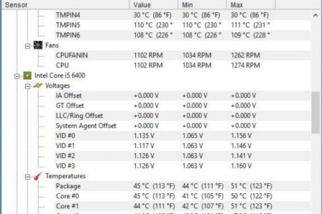 CPUID HWMonitor Free v1.59