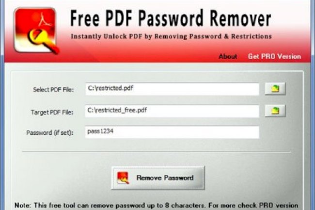 Free PDF Password Remover v14.0