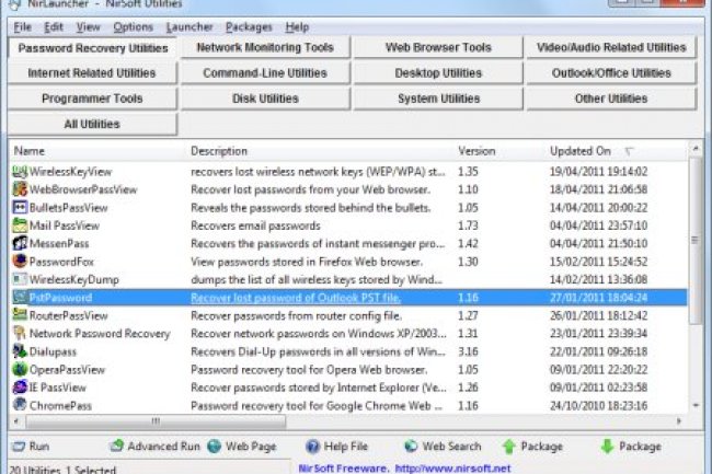 NirLauncher Package v1.30.19