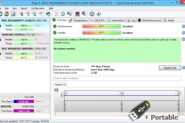 Hard Disk Sentinel v6.20 / v6.20.7 + Portable