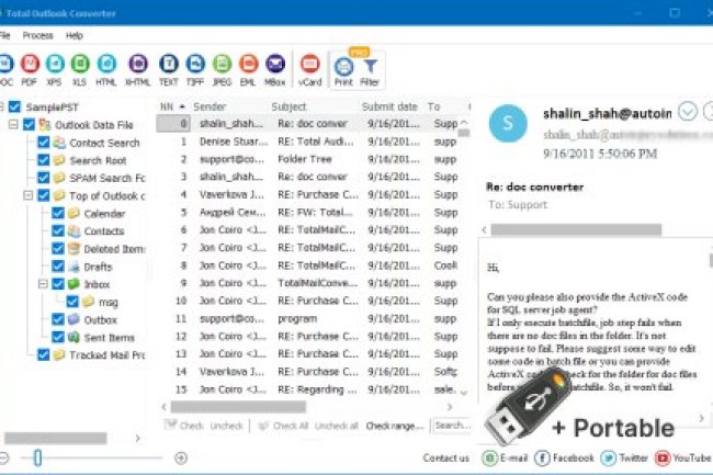 Coolutils Total Outlook Converter Pro v5.1.0.444 + Portable