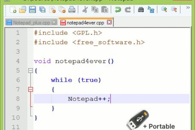 Notepad++ v8.8.5 Multilingual + Portable