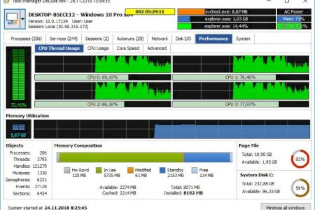 MiTeC Task Manager DeLuxe v4.8.8 + Portable