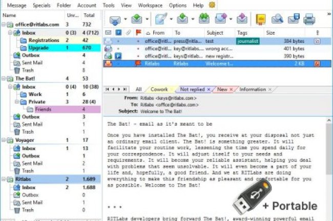 The Bat! Professional Edition v10.4.0.1 / v11.2 + Portable