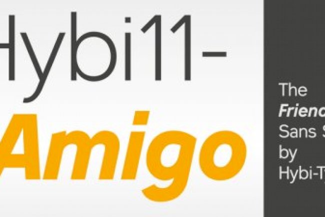 Hybi11 Amigo Font Family