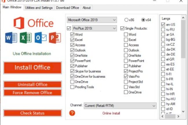 Office 2013-2024 C2R Install v7.7.7.7 r17 + Lite Version