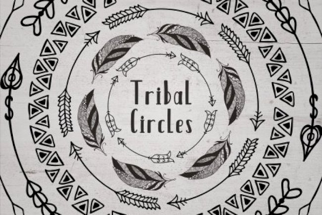 63 Tribal Circles Logo & Badge