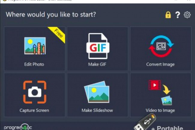Program4Pc Photo Editor 7.6 + Portable