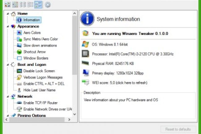 Winaero Tweaker v1.63.0.0