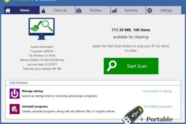 OneSafe PC Cleaner Pro v9.1.0.6 + Portable