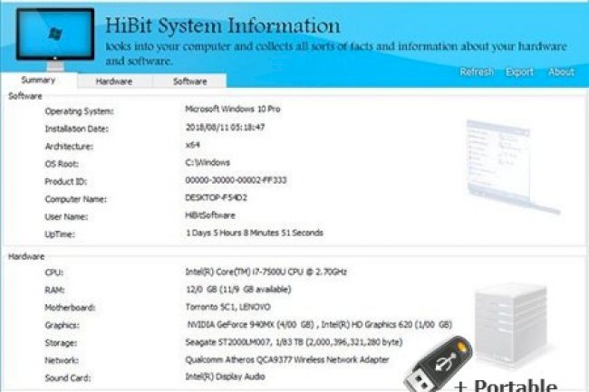HiBit System Information v2.1.20 + Portable