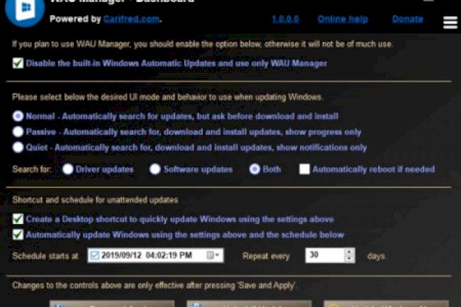 WAU Manager (Windows Automatic Updates) v3.8.3.0