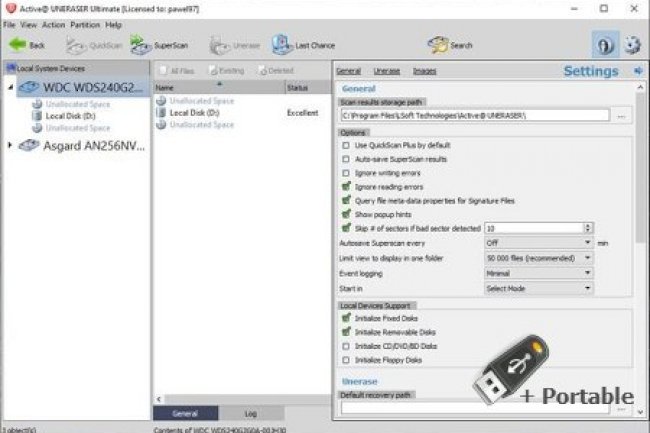 Active UNERASER Ultimate 16.0.2 + Portable + Boot Disk WinPE