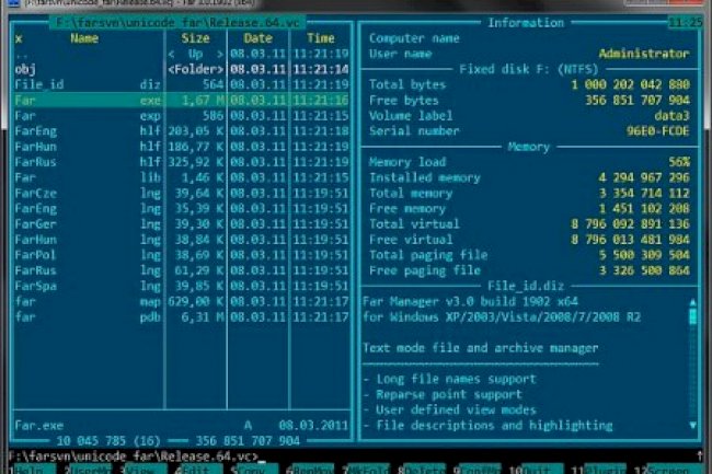 Far Manager v3.0 Build 6446 Multilingual