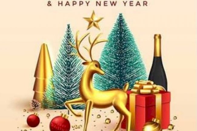 Christmas and New Year background