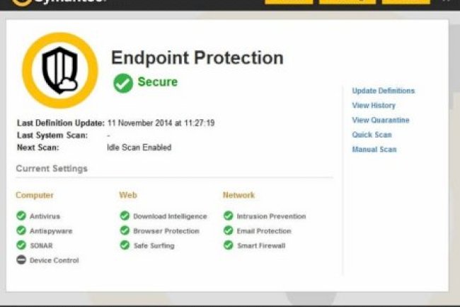 Symantec Endpoint Protection v14.3.11213.9000