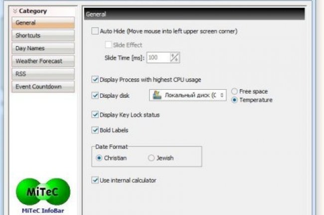 MiTeC InfoBar v4.6.1 Multilingual