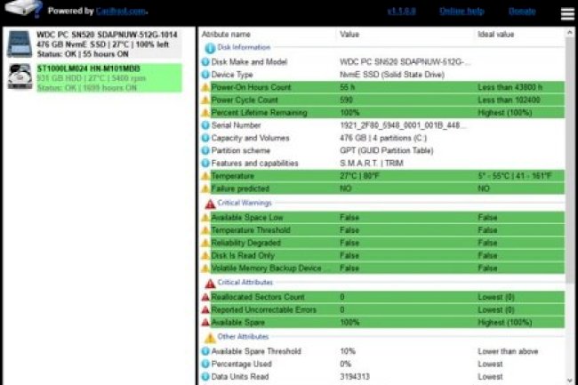 Clear Disk Info v4.4.1.0