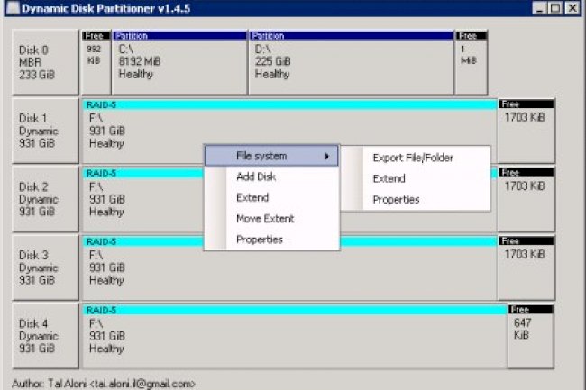 Dynamic Disk Partitioner v1.6.0