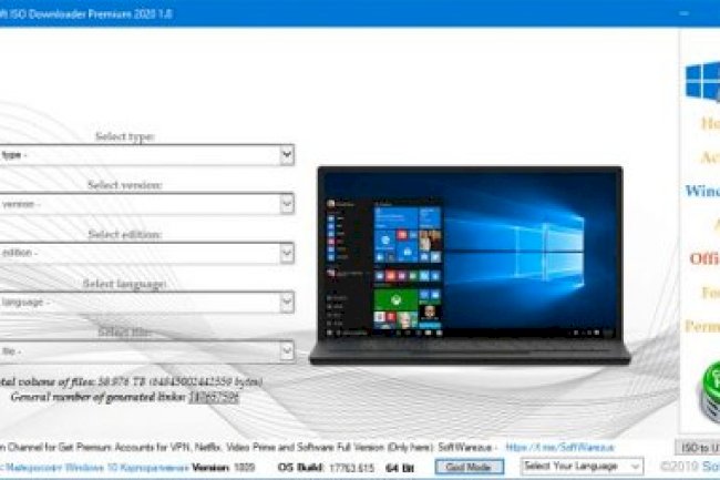 Microsoft ISO Downloader Premium 2021 v2.1