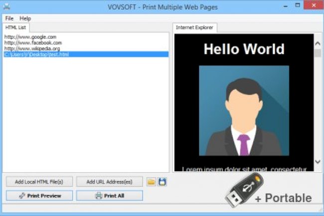 Print Multiple Web Pages 2.4 + Portable