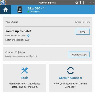 Garmin Express v7.20.2