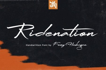 Ridenation - Handwritten Font