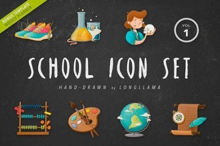 School Icon Set