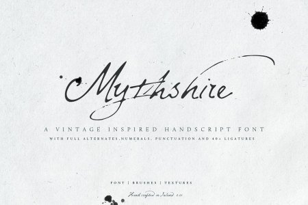 Mythshire vintage script + extras